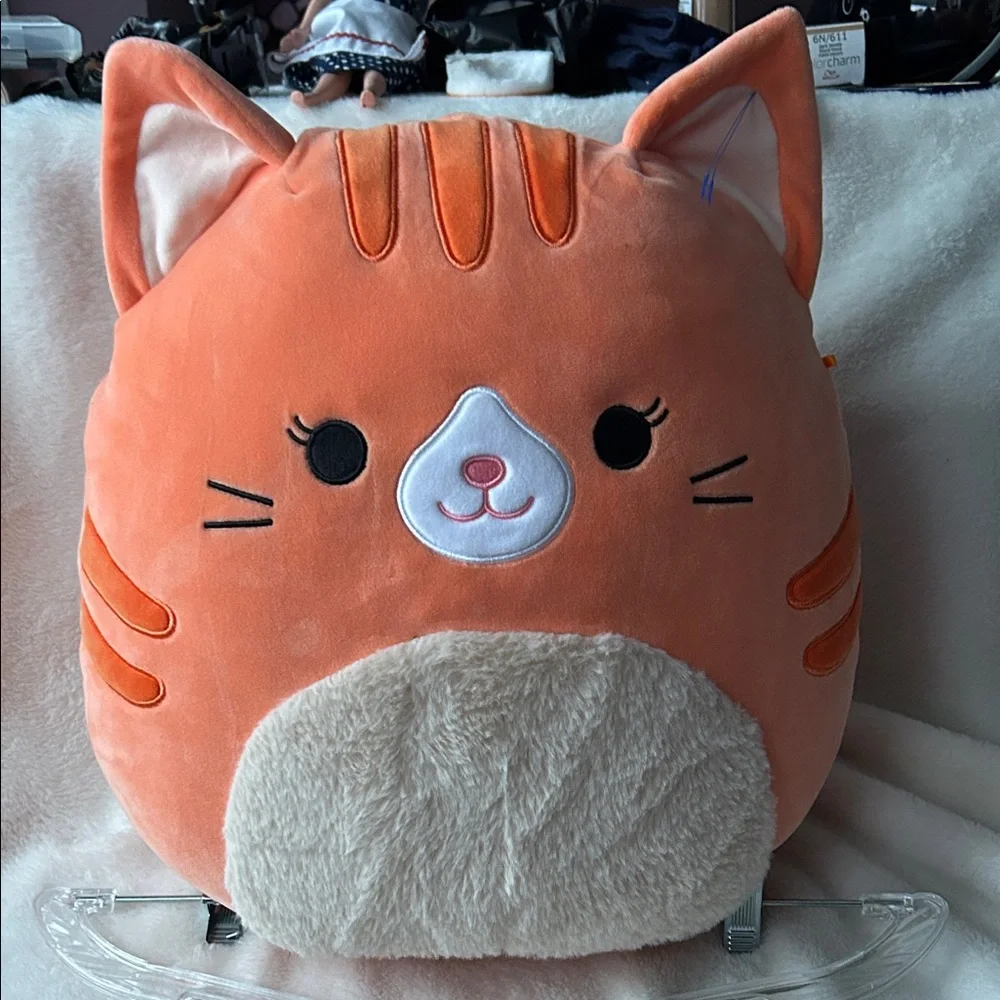 Gigi the rare squishmallow Kelley toy 14” Cat Plush Toy